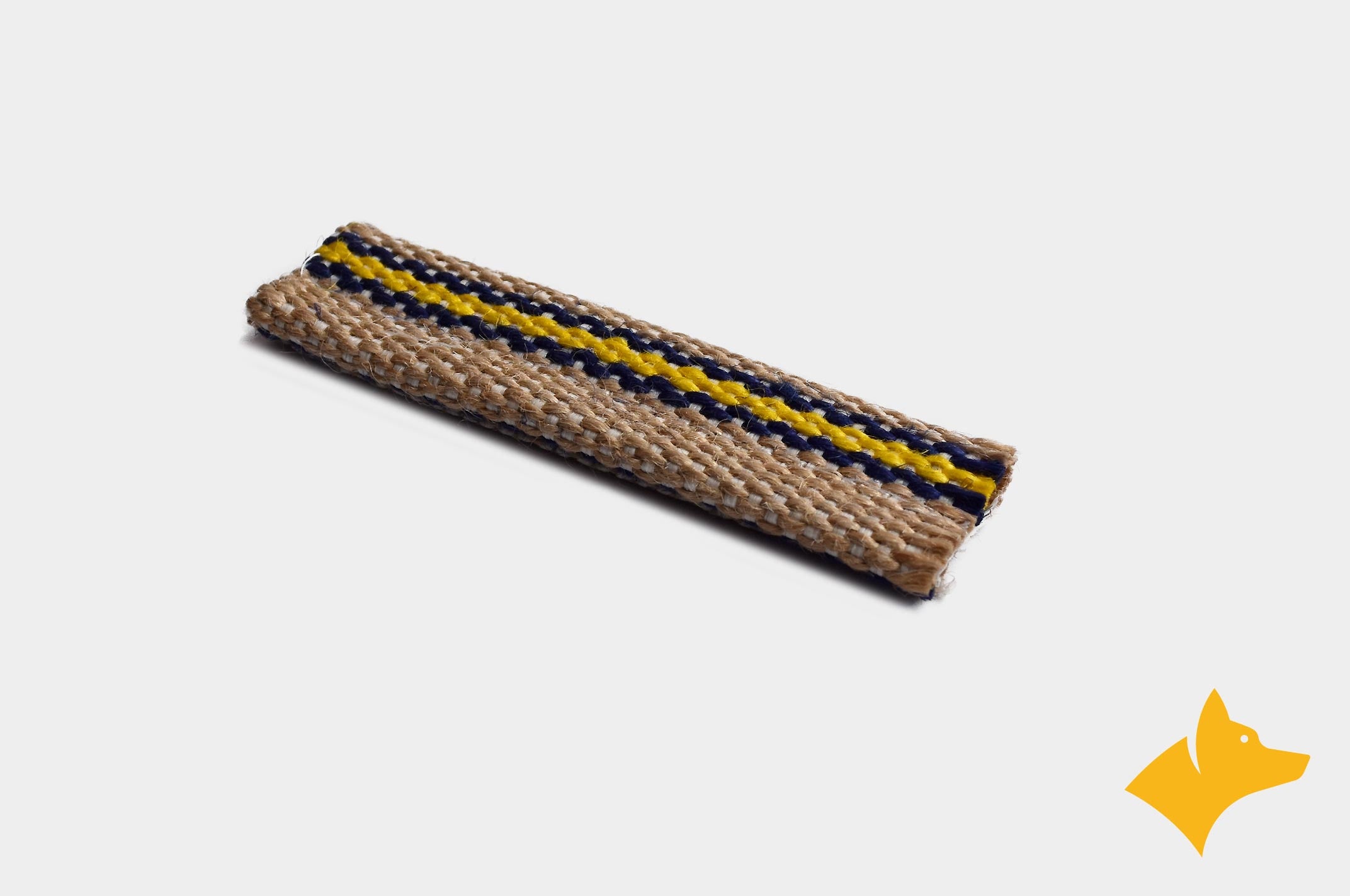 Jute blue and yellow stripe