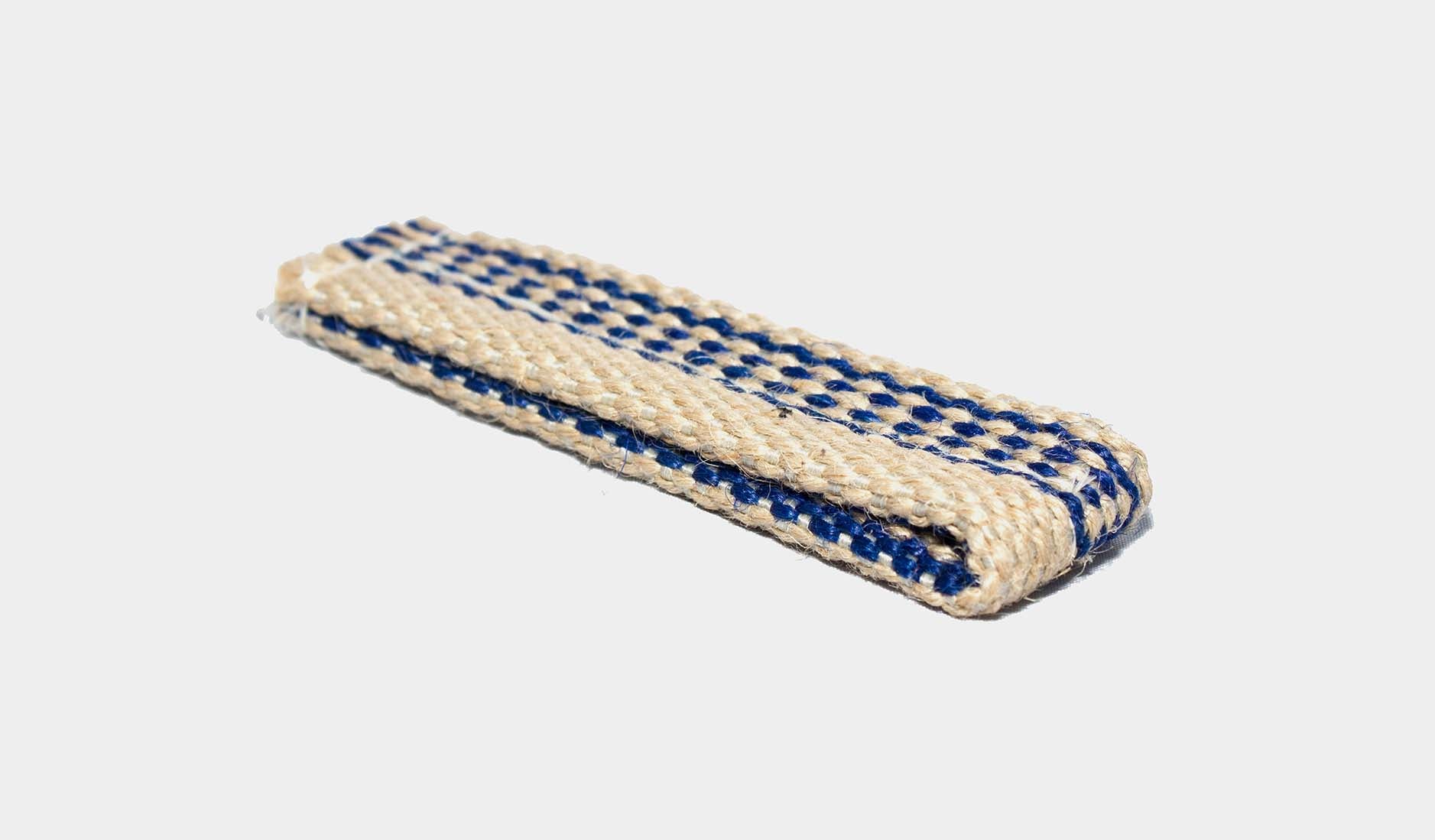 Jute blue stripes